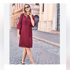 Boden Scallop Broderie Eyelet Dress